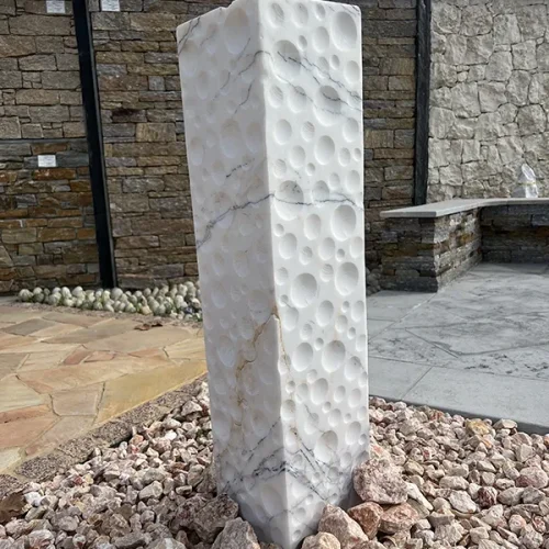 Colonne Selena Patara 20x20xht 6080 et 100cm purple wave