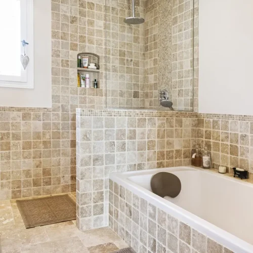 Travertin Rustic Salle de Bain 2